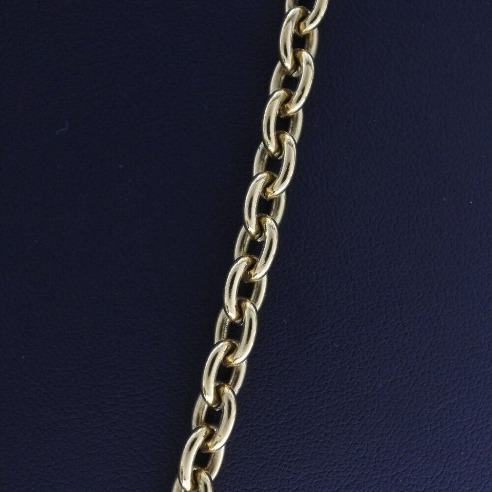 CHANEL Matrasse COCO Mark Necklace gold Plated Gold Women - Picture 4 of 7